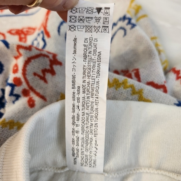 ZARA Men's Abstract Knit Shorts Size Medium - Picture 4 of 9